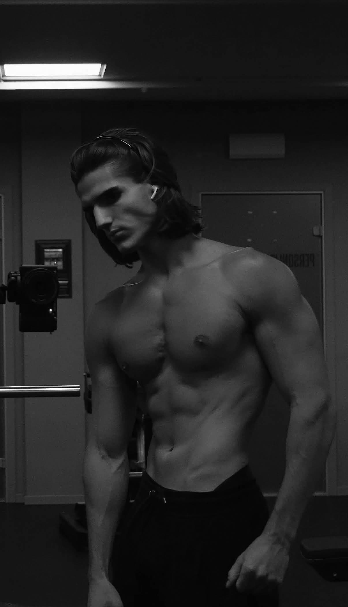 Johan Drumev at the gym